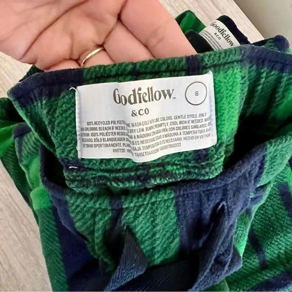 Goodfellow & Co Plaid Microfleece Pajama Pants - Picture 6 of 6